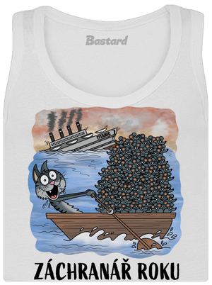 Záchranář roku dámské tílko klasické White