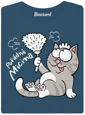 Macek a Micina dámské tričko premium Petrol Blue