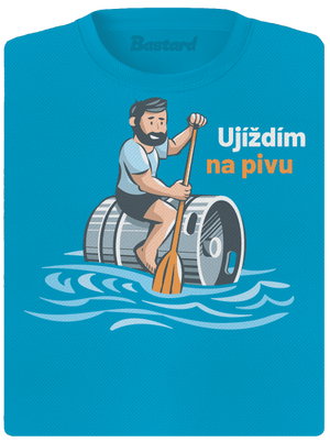 Ujíždím na pivu dámské sportovní tričko Blue Atol