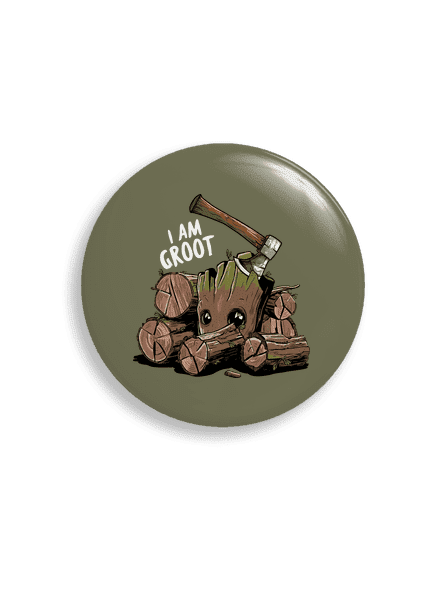 I Am Groot placka uni