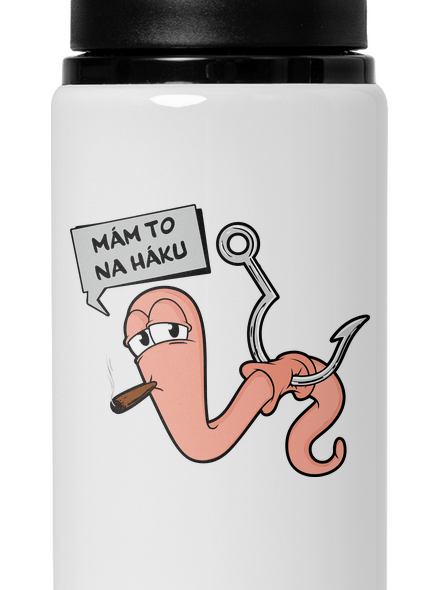 Na háku lahev na vodu White