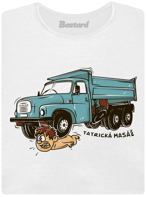 Tatrická masáž dámské tričko s lemem White