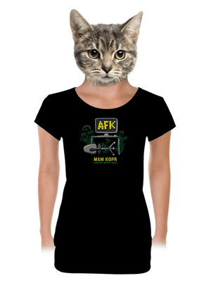 dámské tričko s lemem