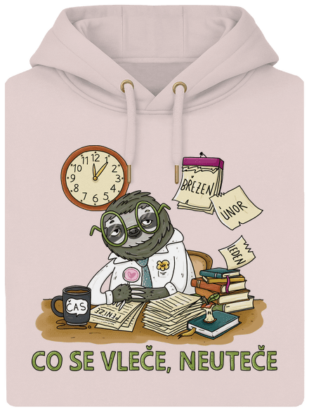Co se vleče, neuteče unisex mikina premium Rose Chalk