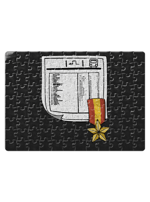 Jízdní řád puzzle White