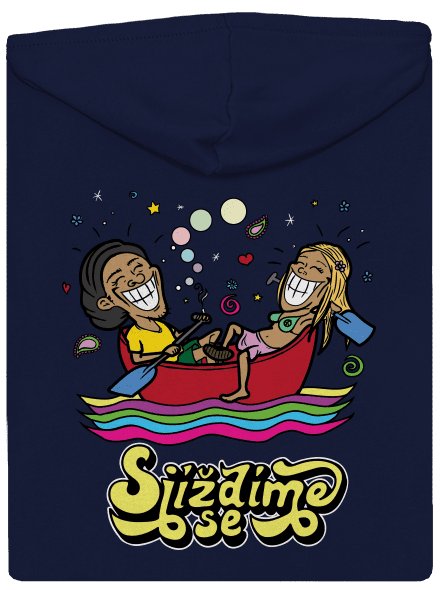 Sjíždíme se pánská mikina na zip Navy