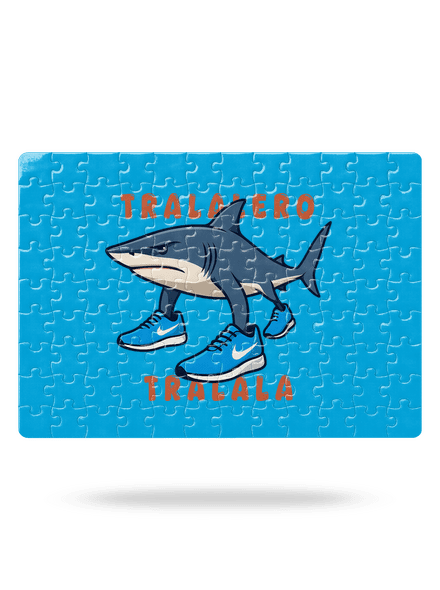 Tralalero Tralala – Italian Brainrot puzzle White