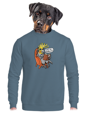 unisex mikina bez kapuce