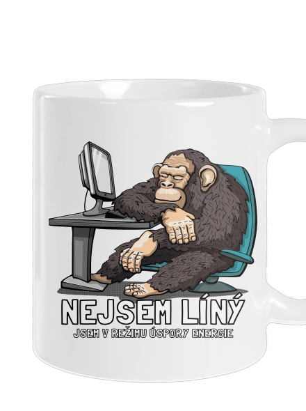 Nejsem líný klasický hrnek White
