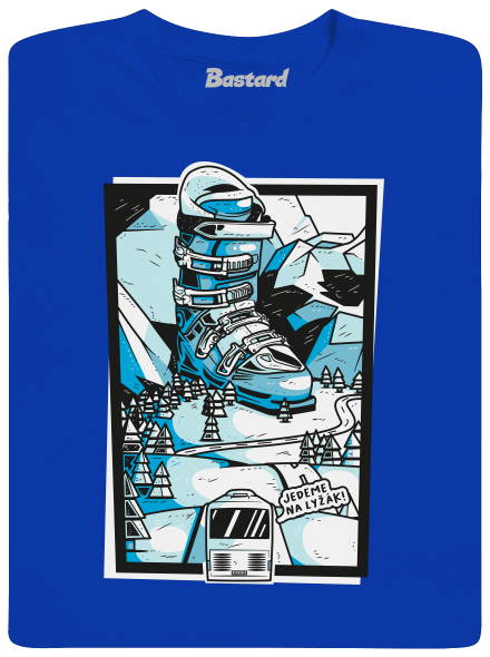 Lyžák pánské dlouhý rukáv Royal Blue