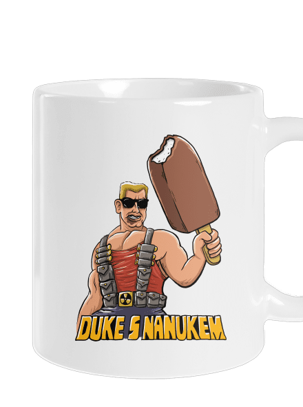 Duke s nanukem klasický hrnek White