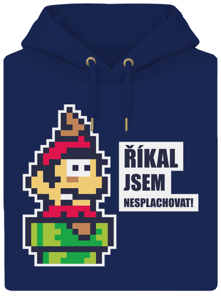 Nesplachovat unisex mikina premium Navy