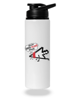 Klikař lahev na vodu White