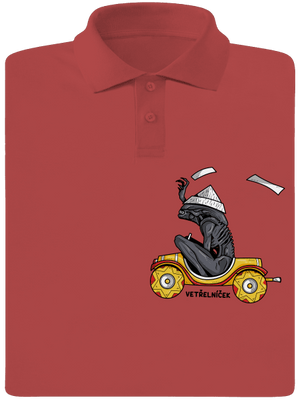 Vetřelníček pánská polokošile Burgundy