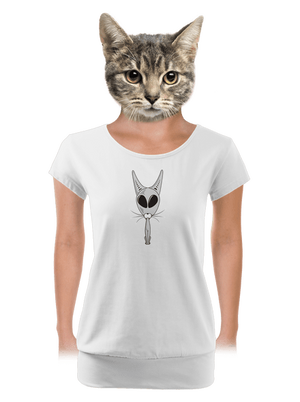 dámské tričko s lemem