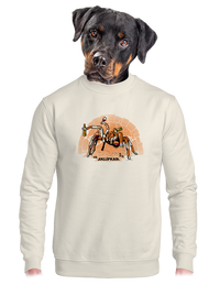 unisex mikina bez kapuce