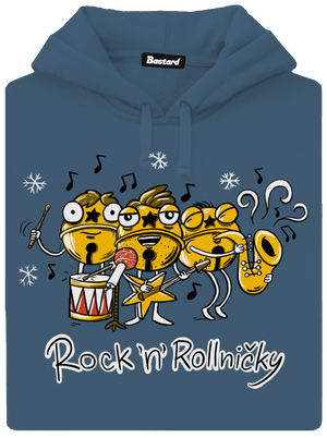 Rock 'n' rollničky dámská mikina klokanka Denim