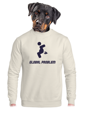 unisex mikina bez kapuce