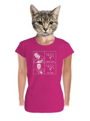 Cimrman: Copak jmelí dámské tričko premium Magenta