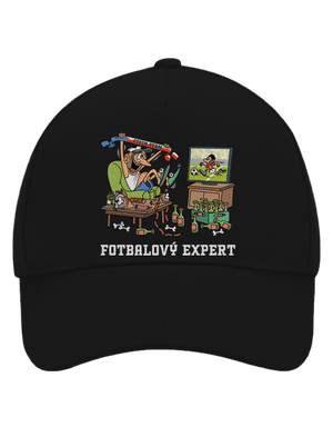 Fotbalový expert kšiltovka baseballka Black