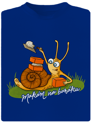 Makám na baráku pánské sportovní tričko Royal Blue Mal