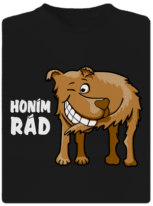 Honím rád pánské sportovní tričko Black