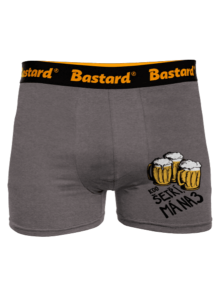 Kdo šetří, má na tři boxerky Gray Melange