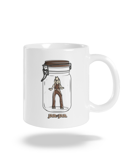 Jar in jar klasický hrnek White