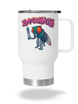 Zmouchnutá termohrnek White