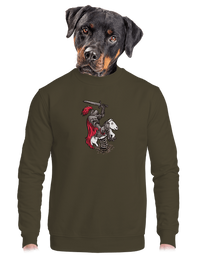 unisex mikina bez kapuce