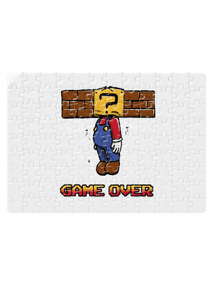Game over puzzle White