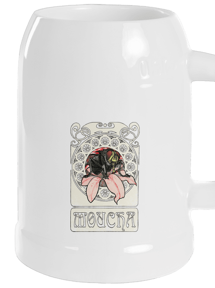 Moucha půllitr White
