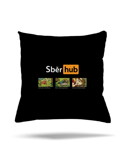 Sběr hub polštář Black
