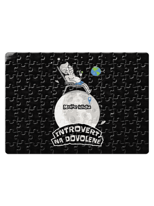 Introvert na dovolené puzzle White