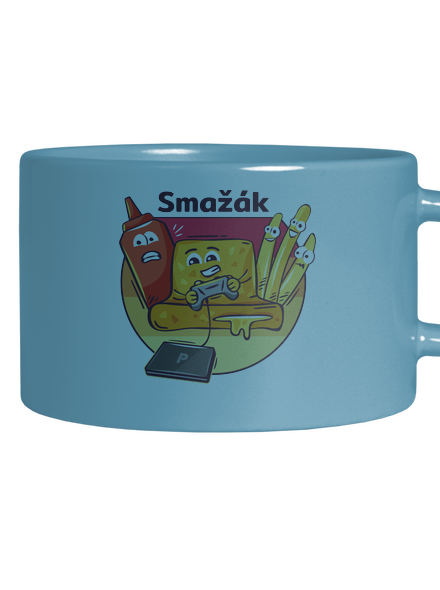 Smažák hrnek makronka Blue Macaron