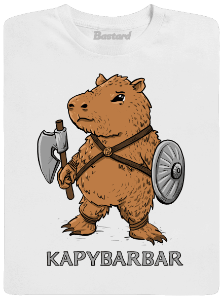 Kapybarbar dětské tričko White