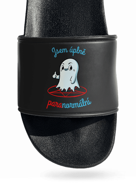 Jsem paranormální pantofle Black