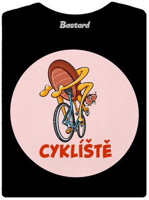 Cyklíště dámské tričko premium Black