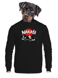 unisex mikina bez kapuce