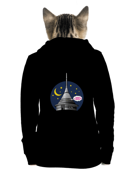 Ještěd dámská mikina na zip Black