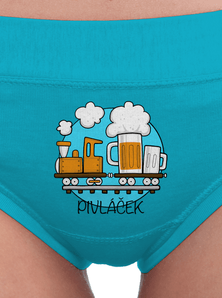 Pivláček dámské kalhotky Turquoise
