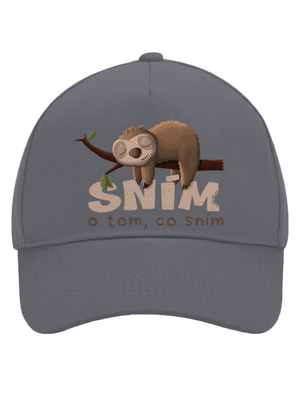 Sním o tom, co sním kšiltovka baseballka Graphite grey