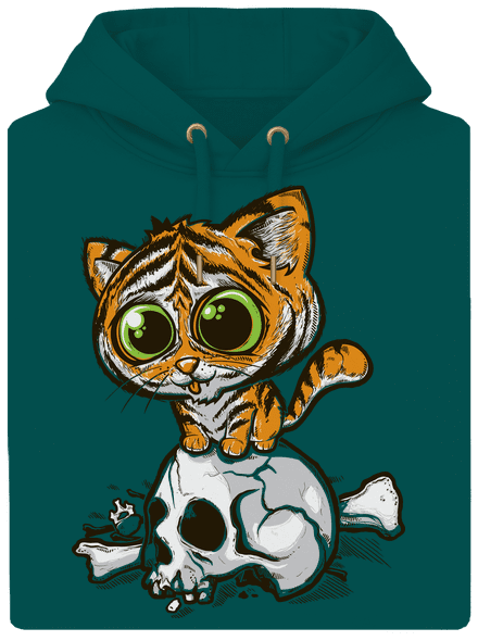 Tygřík unisex mikina premium Emerald Green