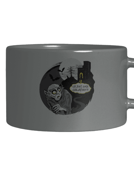 Nosferatu hrnek makronka Grey Macaron