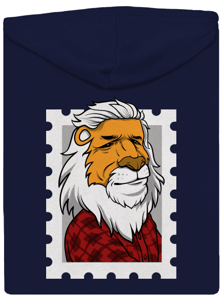 Můj prezident pánská mikina na zip Navy
