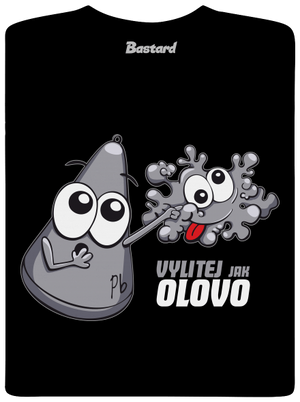 Vylitej jak olovo dětské tričko Black