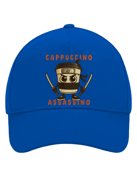 Cappuccino Assassino – Italian Brainrot kšiltovka baseballka Bright Royal