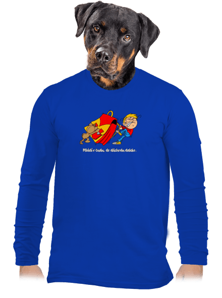 Školák pánské dlouhý rukáv Royal Blue