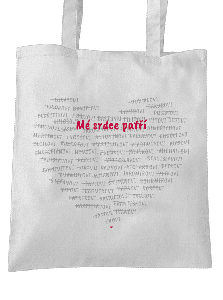 Mé srdce patří taška White