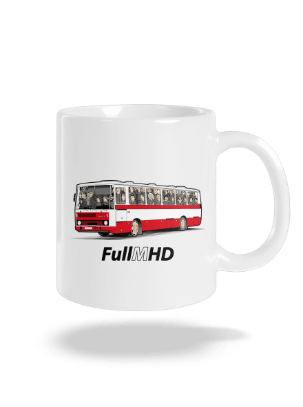 Full MHD klasický hrnek White